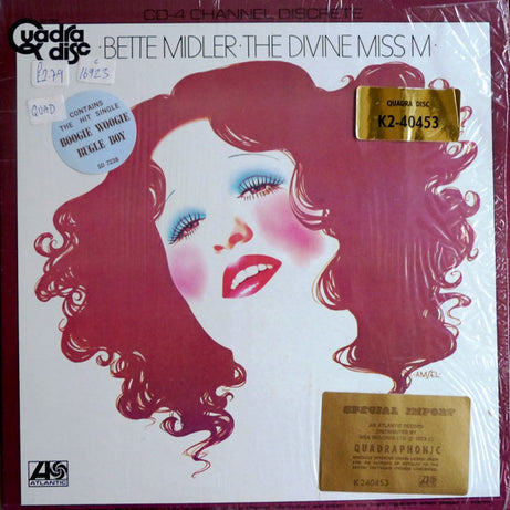 Bette Midler : The Divine Miss M (LP, Album, Quad)