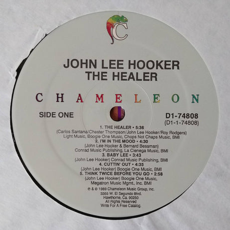John Lee Hooker : The Healer (LP, Album)