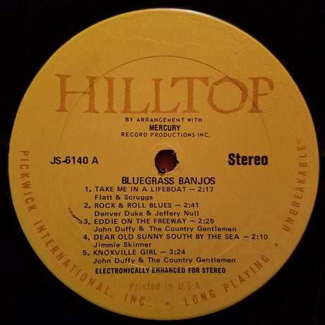 Various : Bluegrass Banjos! (LP, Comp, RE)