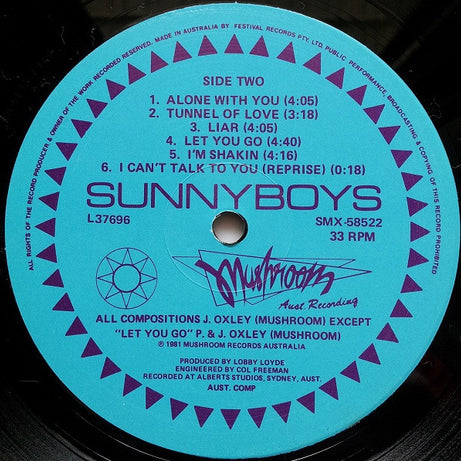 Sunnyboys : Sunnyboys (LP, Album)