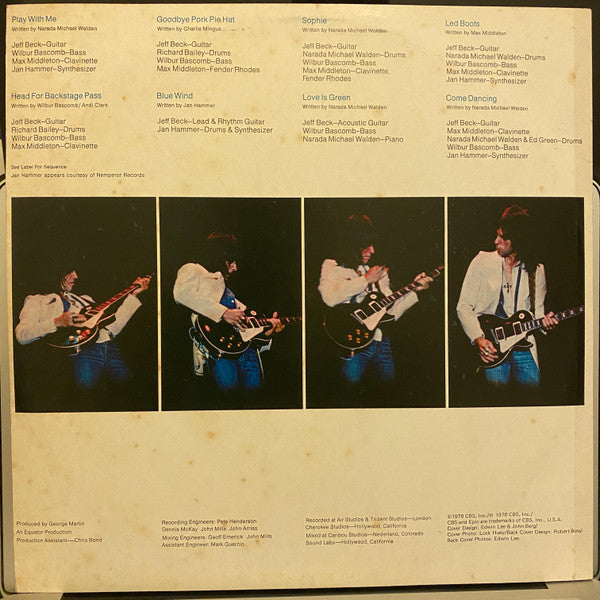 Jeff Beck : Wired (LP, Album)