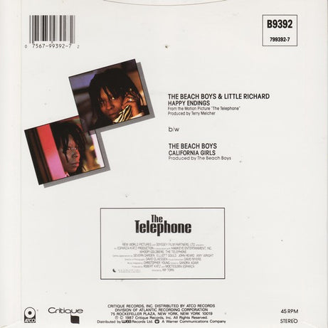 The Beach Boys & Little Richard : Happy Endings (7", Single)