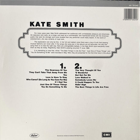 Kate Smith (2) : Kate Smith (LP, Album, RE)