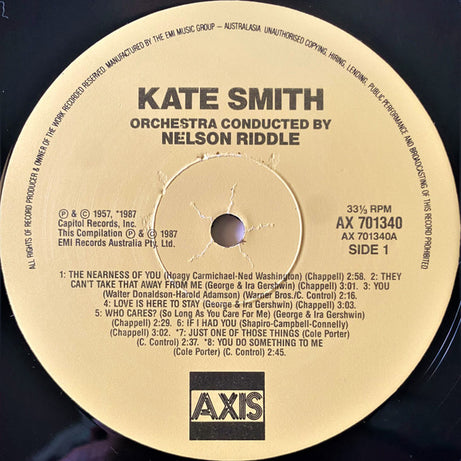 Kate Smith (2) : Kate Smith (LP, Album, RE)