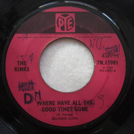 The Kinks : Till The End Of The Day (7", Single, Lar)