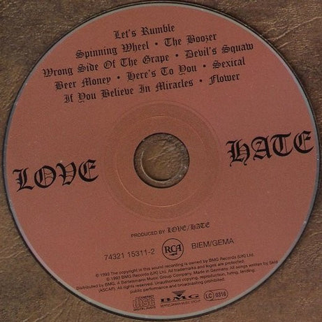 Love/Hate : Let's Rumble (CD, Album)
