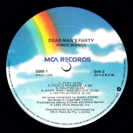 Oingo Boingo : Dead Man's Party (LP, Album)