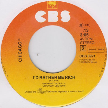 Chicago (2) : Song For You (7", Single)