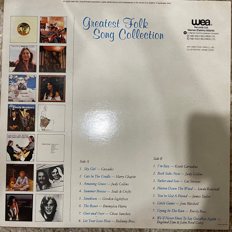 Various : Greatest Folk Song Collection (LP, Comp)