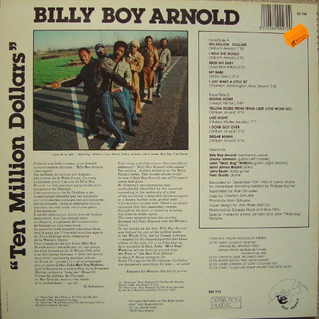 Billy Boy Arnold : Ten Million Dollars (LP)
