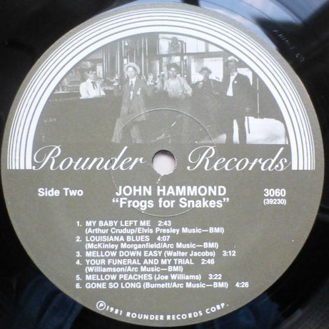 John Hammond* : Frogs For Snakes (LP, Album)
