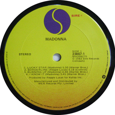 Madonna : Madonna (LP, Album)
