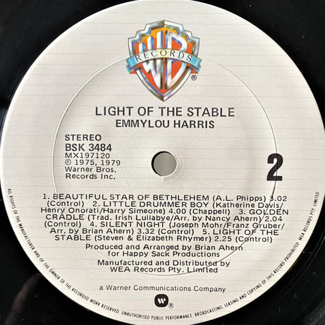 Emmylou Harris : Light Of The Stable (LP, Album)