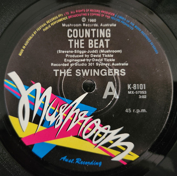 The Swingers : Counting The Beat (7", Single)