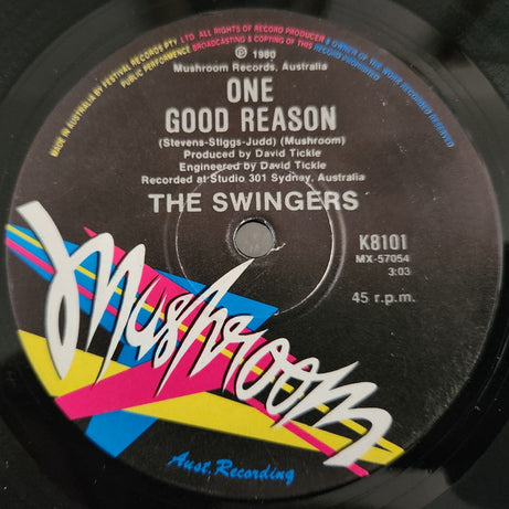 The Swingers : Counting The Beat (7", Single)