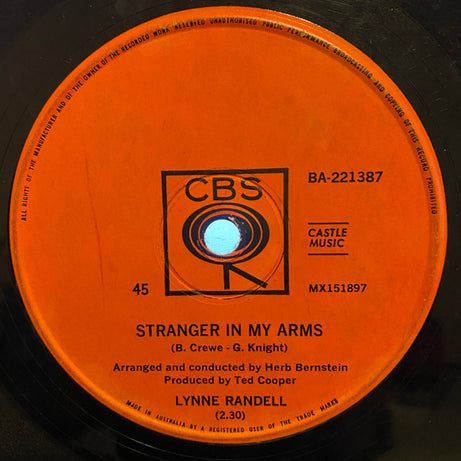 Lynne Randell : Ciao Baby (7", Single)