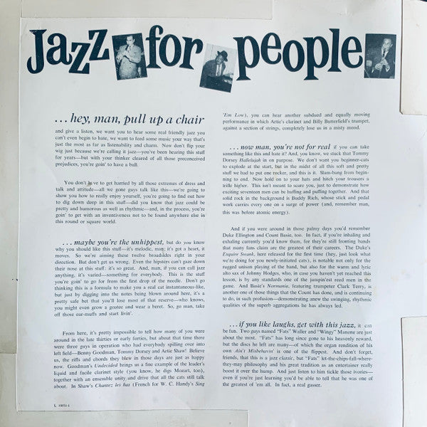 Various : Jazz For People Who Hate Jazz (LP, Comp, Mono, Uni)