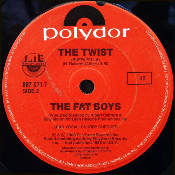 Fat Boys : The Twist (7", Single)