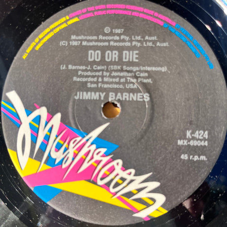 Jimmy Barnes : Too Much Ain't Enough Love (7", Single)