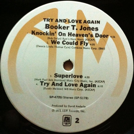 Booker T. Jones : Try And Love Again (LP, Album)
