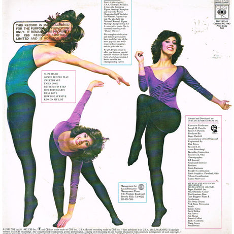 Linda Fratianne : Dance & Exercise With The Hits (LP, Album, Promo)