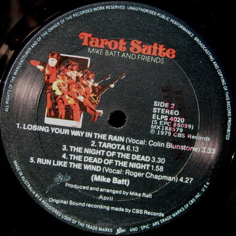 Mike Batt And Friends : Tarot Suite (LP, Album, Gat)