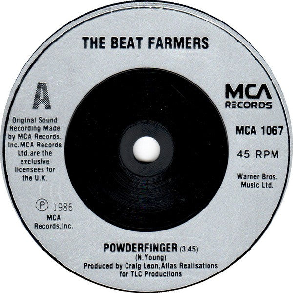The Beat Farmers : Powderfinger (7", Single)