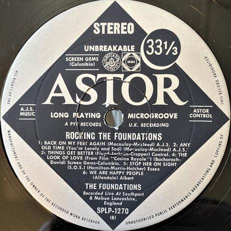 The Foundations : Rocking The Foundations (LP)