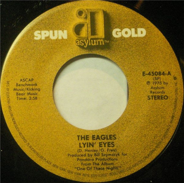 Eagles : Lyin' Eyes / Take It To The Limit (7", RE)