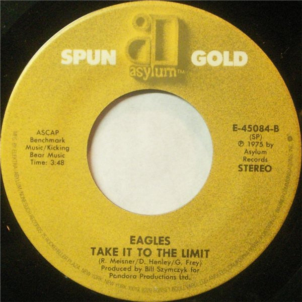 Eagles : Lyin' Eyes / Take It To The Limit (7", RE)