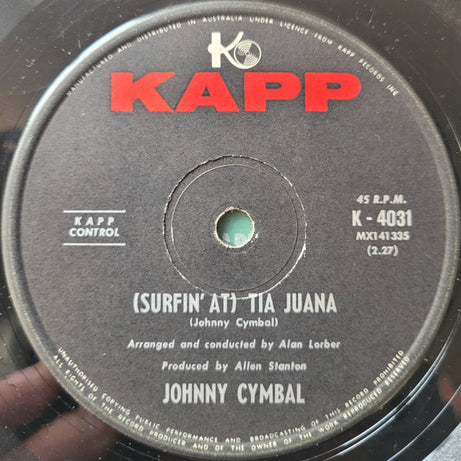 Johnny Cymbal : Dum Dum Dee Dum (7", Single)