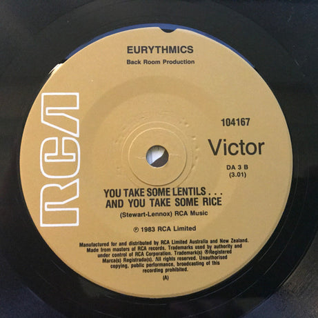 Eurythmics : Who's That Girl? (7", Single)