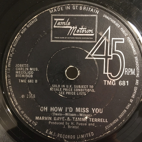 Marvin Gaye & Tammi Terrell : You Ain't Livin' Till You're Lovin' (7", Sol)