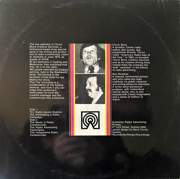 Chuck Blore & Don Richman : Who? (LP, Album)