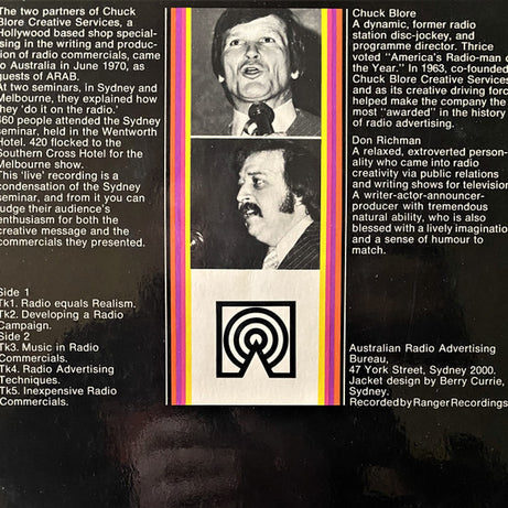 Chuck Blore & Don Richman : Who? (LP, Album)