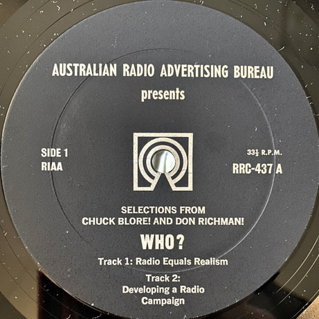 Chuck Blore & Don Richman : Who? (LP, Album)
