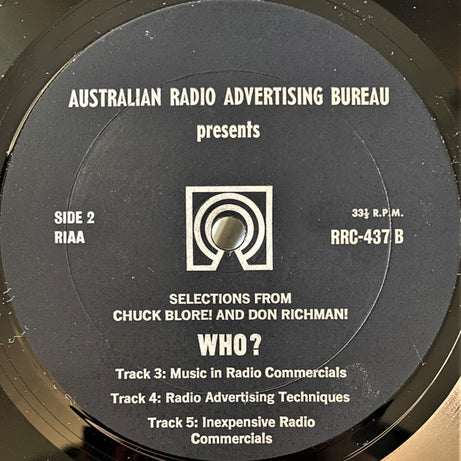 Chuck Blore & Don Richman : Who? (LP, Album)