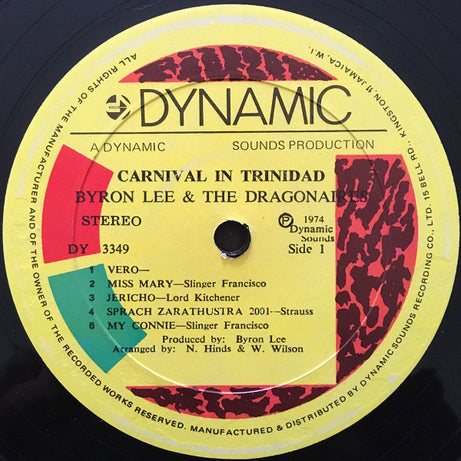 Byron Lee And The Dragonaires : Carnival In Trinidad (LP, Album)