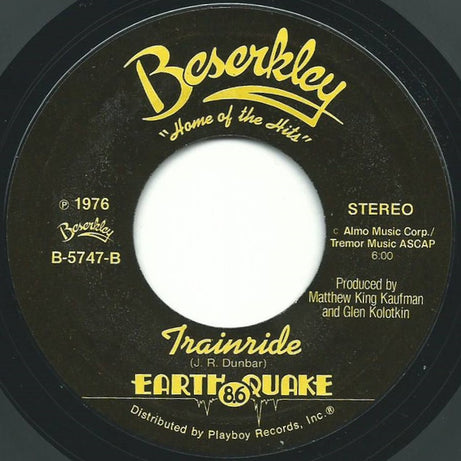 Earth Quake (2) : Kicks / Trainride (7")