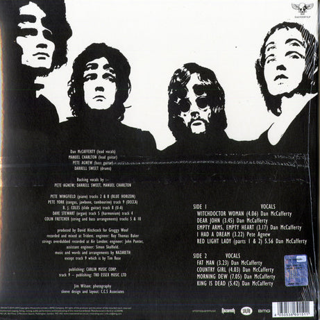 Nazareth (2) : Nazareth (LP, Album, Ltd, Whi)
