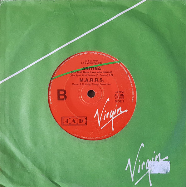 M|A|R|R|S : Pump Up The Volume (7")