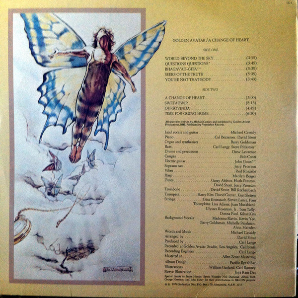 Golden Avatar : A Change Of Heart (LP, Album)