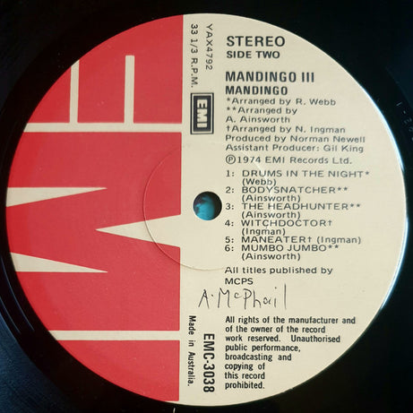 Mandingo (6) : Mandingo III (LP, Album)