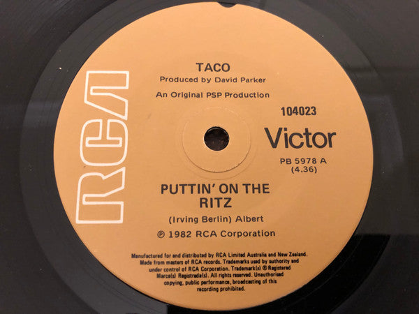 Taco : Puttin' On The Ritz (7", Single)