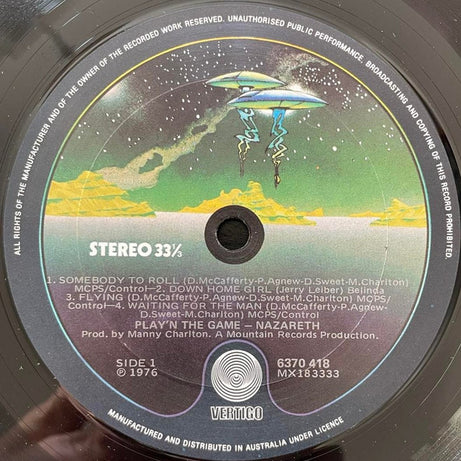 Nazareth (2) : Play'n' The Game (LP, Album)