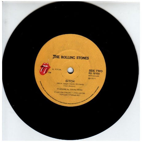 The Rolling Stones : Brown Sugar / Bitch (7", Single)