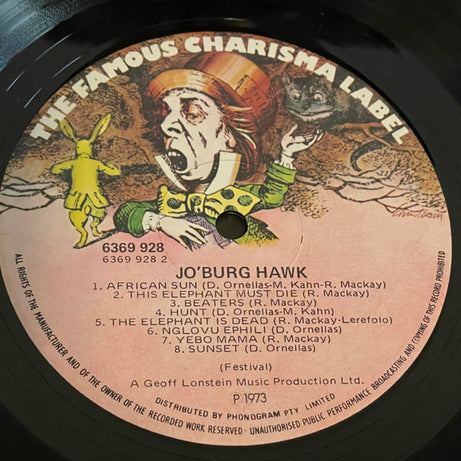 Jo'burg Hawk* : Jo'burg Hawk (LP, Album, Gat)