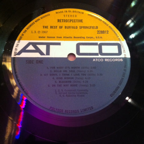 Buffalo Springfield : Retrospective - The Best Of Buffalo Springfield (LP, Comp)