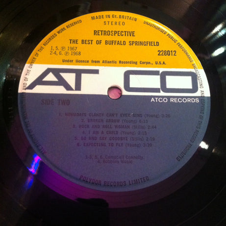 Buffalo Springfield : Retrospective - The Best Of Buffalo Springfield (LP, Comp)