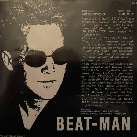 Beat-Man : Moto-Psycho (7", Single)